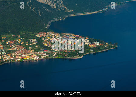 Am Ufer des Comer See Como in Italien. Stockfoto