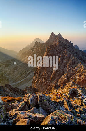 Peak im Rocky Mountain - Tatra Stockfoto