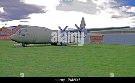 Sep - 30 2016 RAF Cosford, Royal Air Force. Lockheed C-130 Hercules C.3 XV202. Stockfoto