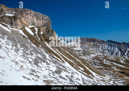 Blick entlang der Großglockner Hochalpenstraße in Österreich, Europa Stockfoto