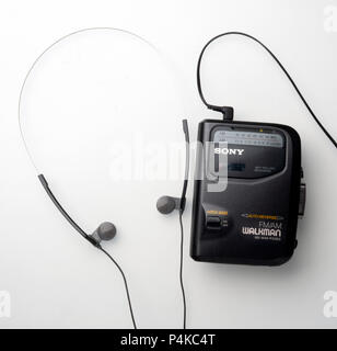 Sony Kassette AM-FM Radio WALKMAN® Stockfoto