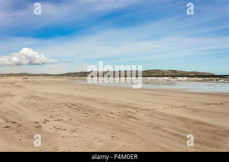 Auch bergab Benone Strand, Strand, einen großen Sand strand in Castlerock, County Derry, Nordirland genannt Stockfoto