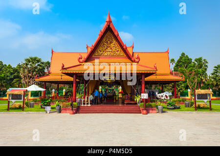 PHNOM PENH, Kambodscha - MÄRZ 24, 2018: Krama Halle in der Nähe der Königspalast in Phnom Penh in Kambodscha Stockfoto