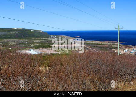 Labrador an der Küste entlang fahren, 510 N, Neufundland, Labrador, Kanada Stockfoto