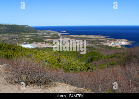 Labrador an der Küste entlang fahren, 510 N, Neufundland, Labrador, Kanada Stockfoto