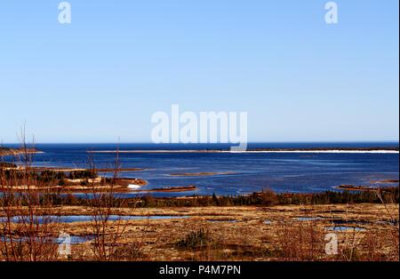 Labrador an der Küste entlang fahren, 510 N, Neufundland, Labrador, Kanada Stockfoto