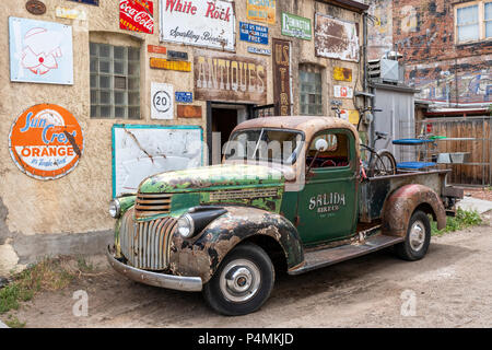 Antike 1942 Chevrolet Pick-up-Truck; Salida; Colorado; USA Stockfoto