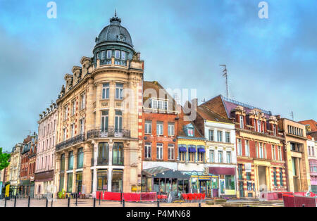 Gebäude in Roubaix, einer Stadt in der Nähe von Lille in Nordfrankreich Stockfoto