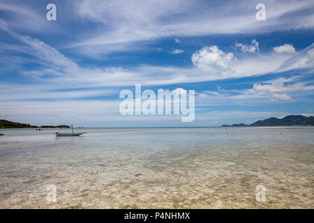 Tropische Choeng Mon Strand der Insel Koh Samui in Thailand. Stockfoto