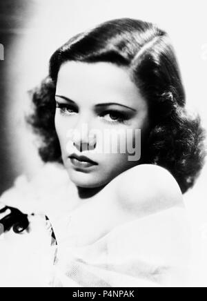 Stars: GENE TIERNEY. Stockfoto