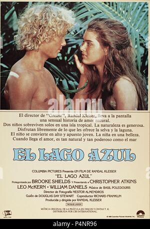 Original Film Titel: DIE BLAUE LAGUNE. Englischer Titel: DIE BLAUE LAGUNE. Film Regie: RANDAL KLEISER. Jahr: 1980. Credit: Unabhängige/Album Stockfoto