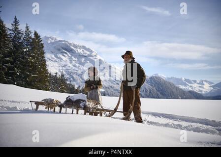 Original Film Titel: HEIDI. Englischer Titel: HEIDI. Regisseur: Alain Gsponer. Jahr: 2015. Stars: Bruno Ganz; ANUK STEFFEN. Credit: CLAUSSEN & WOBKE FILMPRODUKTION GMBH/Album Stockfoto