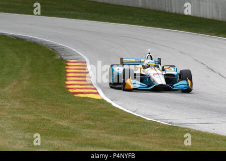 Elkhart Lake, Wisconsin, USA. 22. Juni, 2018. GABBY CHAVES (88) von Kolumbien nimmt zu dem Titel für die KOHLER Grand Prix auf Road America in Elkhart Lake, Wisconsin zu üben. Credit: Justin R. Noe Asp Inc/ASP/ZUMA Draht/Alamy leben Nachrichten Stockfoto