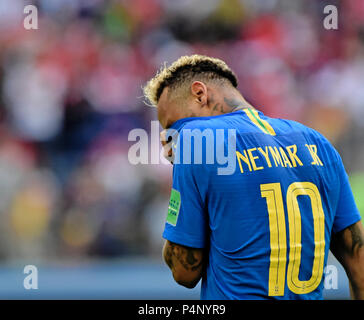 Sankt Petersburg, Russland. Am 22. Juni 2018. XXXX von Brasilien kickt den Ball während der WM Gruppe E Spiel zwischen Brasilien und Costa Rica in Sankt Petersburg Stadion Credit: Andre Paes/Alamy leben Nachrichten Stockfoto