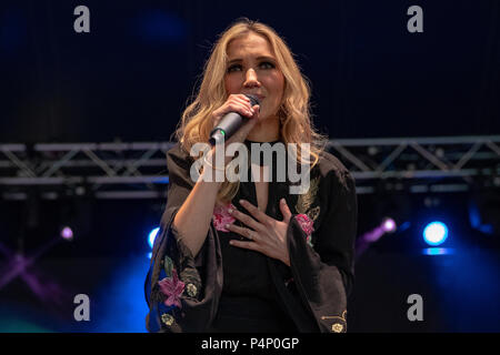 Tunbridge Wells, UK. 22. Juni, 2018 Sarah Liebling Tag einer an die Schwarze Hirsche Festival, eridge Park, Kent GROSSBRITANNIEN. © Jason Richardson/Alamy leben Nachrichten Stockfoto