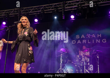 Tunbridge Wells, UK. 22. Juni, 2018 Sarah Liebling Tag einer an die Schwarze Hirsche Festival, eridge Park, Kent GROSSBRITANNIEN. © Jason Richardson/Alamy leben Nachrichten Stockfoto