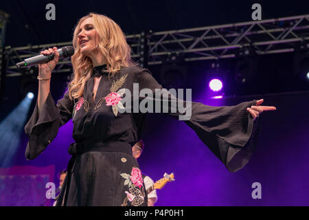 Tunbridge Wells, UK. 22. Juni, 2018 Sarah Liebling Tag einer an die Schwarze Hirsche Festival, eridge Park, Kent GROSSBRITANNIEN. © Jason Richardson/Alamy leben Nachrichten Stockfoto