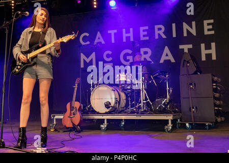 Tunbridge Wells, UK. 22. Juni, 2018 Catherine McGrath Tag einer an die Schwarze Hirsche Festival, eridge Park, Kent GROSSBRITANNIEN. © Jason Richardson/Alamy leben Nachrichten Stockfoto