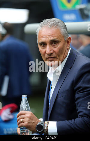 Sankt Petersburg, Russland. Am 22. Juni 2018. TITE VOR DER FIFA WM Russland 2018, Gruppe E, Fußballspiel zwischen Brasilien V COSTARICA in Sankt Petersburg Stadion. Credit: Marco iacobucci/Alamy leben Nachrichten Stockfoto