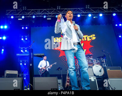 Edinburgh, Großbritannien. 23. Juni 2018. Können Rock Schottland 10 Jahre können Rock Dalkeith Country Park: Foto Martin Knochen 2018 (Schottland) Credit: Martin Knochen-/Alamy leben Nachrichten Stockfoto