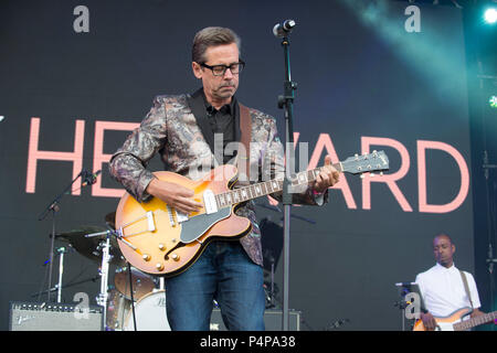 Edinburgh, Großbritannien. 23. Juni 2018. Nick Heyward im Konzert an Können Rock Schottland, Dalkeith Country Park, Edinburgh, Großbritannien, 23. Juni 2018 Credit: Stuart Westwood/Alamy leben Nachrichten Stockfoto