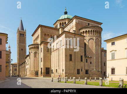 Parma - Der Osten Teil der Kuppel - Duomo (Kathedrale Santa Maria Assunta). Stockfoto