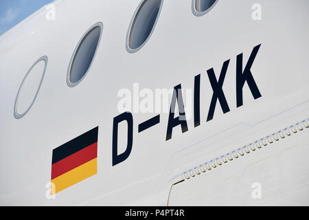 Lufthansa, Neue Lackierung, Airbus, A350, 900, A350-900, Rufzeichen Stockfoto