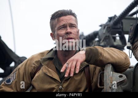 Original Film Titel: ANN. Englischer Titel: ANN. Regisseur: David Ayer. Jahr: 2014. Stars: Brad Pitt. Credit: QED INTERNATIONAL/Album Stockfoto