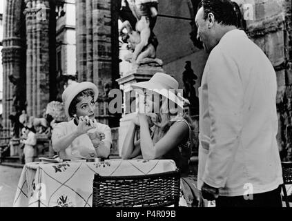 Original Film Titel: LICHT IN DER PIAZZA. Englischer Titel: LICHT IN DER PIAZZA. Regisseur: GUY GRÜN. Jahr: 1962. Stars: YVETTE MIMIEUX; OLIVIA DE HAVILLAND. Credit: MGM /Album Stockfoto