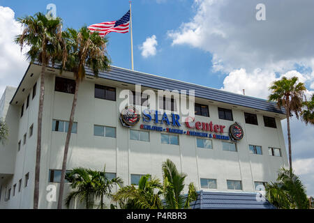 Stern Center (Simulation, Ausbildung, Beratung und Forschung) für amerikanische Offiziere im Seeverkehr (AMO) - Dania Beach, Florida, USA Stockfoto