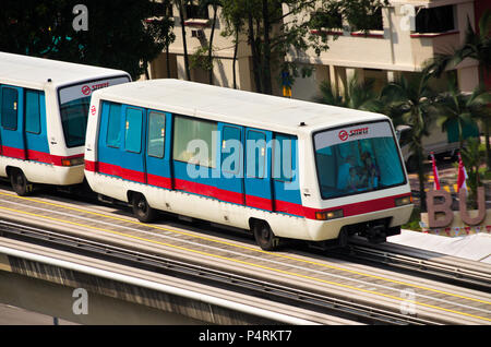 Singapur Light Rail Transit betrieben von SMRT Stockfoto