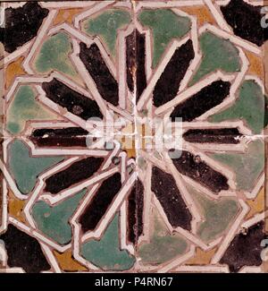 AZULEJO DE LA COLECCION GESTOSO. Lage: das Museo DE BELLAS ARTES - CONVENTO DE LA MERCED CALZAD, Sevilla, Sevilla, Spanien. Stockfoto