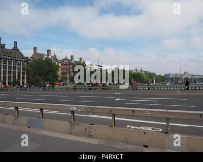 LONDON, GROSSBRITANNIEN - ca. Juni 2018: Blick auf die Stadt Stockfoto