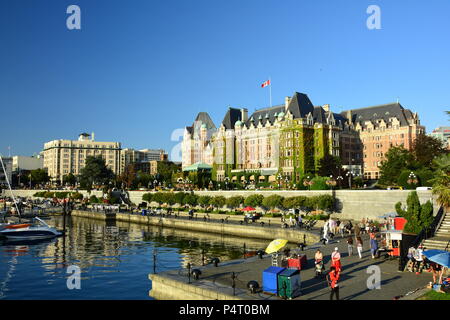 Die legendären Empress Hotel in Victoria, BC, Kanada Stockfoto