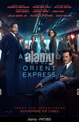 Original Film Titel: Mord im Orient Express. Englischer Titel: Mord im Orient Express. Regisseur: Kenneth Branagh. Jahr: 2017. Quelle: 20th Century Fox/Album Stockfoto