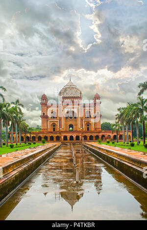 Safdarjung Grab ist ein Sandstein und Marmor Mausoleum in Delhi Stockfoto