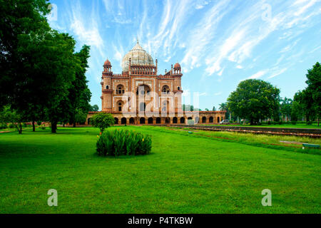 Safdarjung Grab ist ein Sandstein und Marmor Mausoleum in Delhi Stockfoto