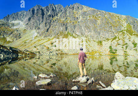 Die slowakische Hohe Tatra Stockfoto