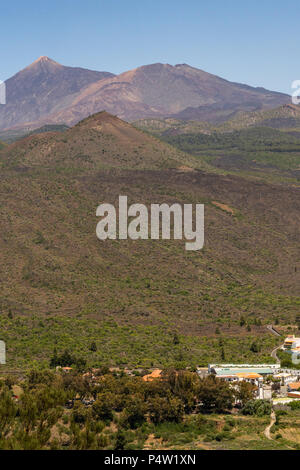 Teno Gebirge, Teneriffa. TF-436, einer der schönsten Straße der Welt im westlichen Teil von Teneriffa, Santiago del Teide, Masca link Stockfoto