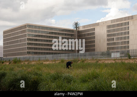 Berlin, Deutschland, Neubau des Bundesnachrichtendienstes in der Chausseestrasse in Berlin-Mitte Stockfoto