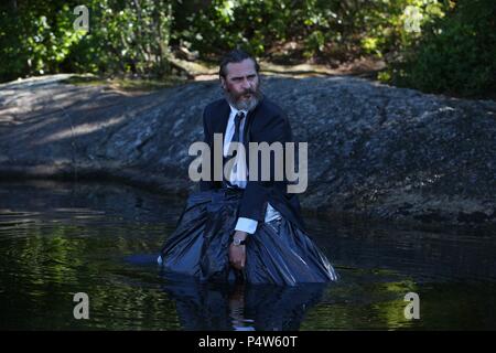 Original Film Titel: sie waren NIE WIRKLICH HIER. Englischer Titel: sie waren NIE WIRKLICH HIER. Regisseur: LYNNE RAMSAY. Jahr: 2017. Stars: Joaquin Phoenix. Credit: Warum nicht Produktionen/Film 4. Distribuida por Amazon Studios/Album Stockfoto