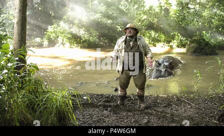 Original Film Titel: JUMANJI: Willkommen im Dschungel. Englischer Titel: JUMANJI: Willkommen im Dschungel. Regisseur: JAKE KASDAN. Jahr: 2017. Stars: Jack Black. Quelle: SONY PICTURES ENTERTAINMENT/Album Stockfoto