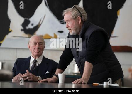 Original Film Titel: alles Geld der Welt. Englischer Titel: alles Geld der Welt. Regisseur: Ridley Scott. Jahr: 2017. Stars: Ridley Scott; Christopher Plummer. Credit: Imperativ Entertainment/Scott Free Films/TriStar Produktion/Album Stockfoto