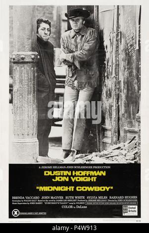 Original Film Titel: Midnight Cowboy. Englischer Titel: Midnight Cowboy. Regisseur: John schlesinger. Jahr: 1969. Quelle: UNITED ARTISTS/Album Stockfoto