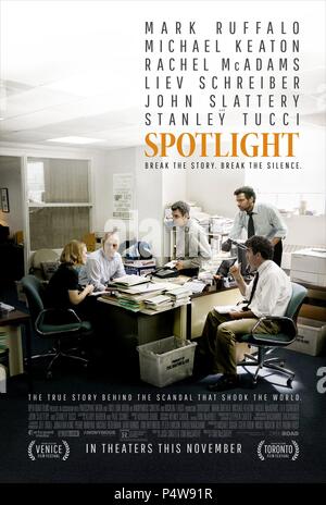 Original Film Titel: Spotlight. Englischer Titel: Spotlight. Regisseur: TOM MCCARTHY. Jahr: 2015. Quelle: anonym Inhalt/FIRST LOOK MEDIA/PARTICIPANT MEDIA/ROCKLIN/Album Stockfoto