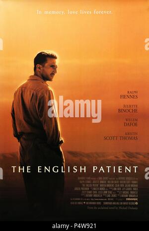 Original Film Titel: Der englische Patient. Englischer Titel: Der englische Patient. Regisseur: Anthony Minghella. Jahr: 1996. Stars: Ralph Fiennes. Credit: MIRAMAX/Album Stockfoto