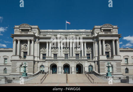 Außenansicht der Bibliothek des Kongresses Gebäude, die Thomas Jefferson, Washington, DC, USA Stockfoto