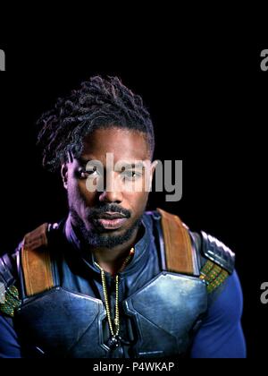 Original Film Titel: Black Panther. Englischer Titel: Black Panther. Regisseur: RYAN COOGLER. Jahr: 2018. Stars: Michael B. JORDAN. Credit: MARVEL STUDIOS / WALT DISNEY PICTURES/Album Stockfoto