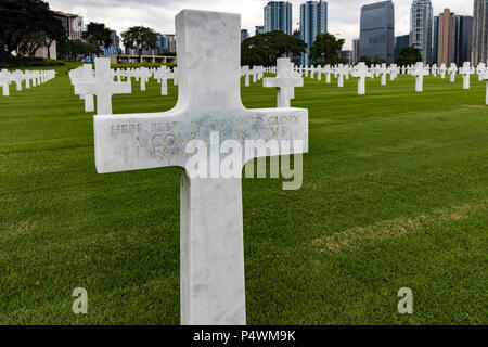 Friedhof und Denkmal, Manila, Philippinen Stockfoto