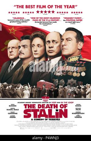 Original Film Titel: der Tod von Stalin. Englischer Titel: der Tod von Stalin. Regisseur: ARMANDO LANNUCCI. Jahr: 2017. Credit: Quad Productions/Main Reise/Free Range Films/Album Stockfoto